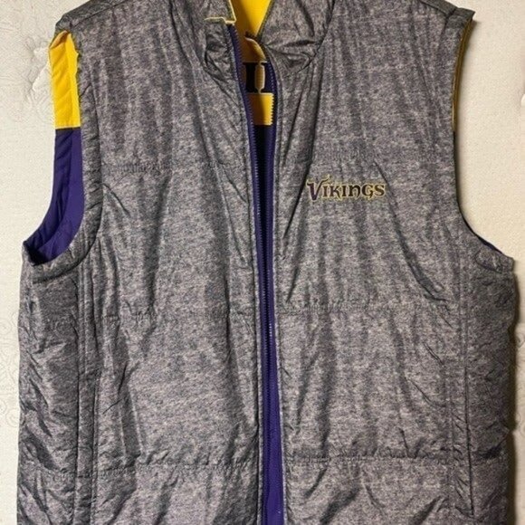Minnesota Vikings - NFL - Reversible Vest - XL - Lightweight - Picture 3 of 6